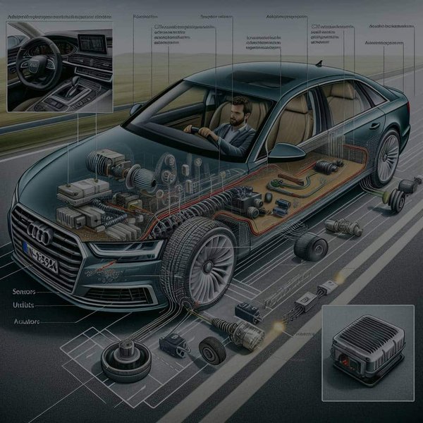 Comment fonctionne le contrôle adaptatif de la suspension dans une Audi A8 pour améliorer le confort?