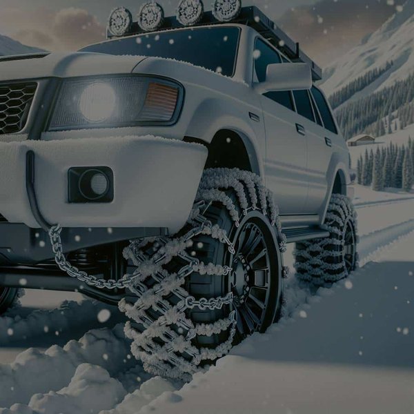 Quel type de chaînes à neige convient le mieux pour un 4×4 circulant sur des routes de montagne enneigées?