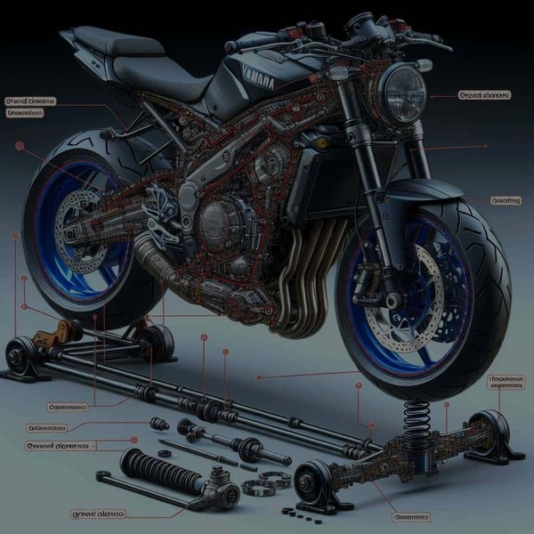 Comment optimiser la garde au sol d'une Yamaha XSR900 pour une meilleure performance en virage ?