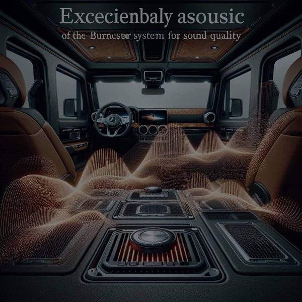 Quels sont les avantages d'un système audio Burmester dans une Mercedes Classe G pour la qualité sonore?